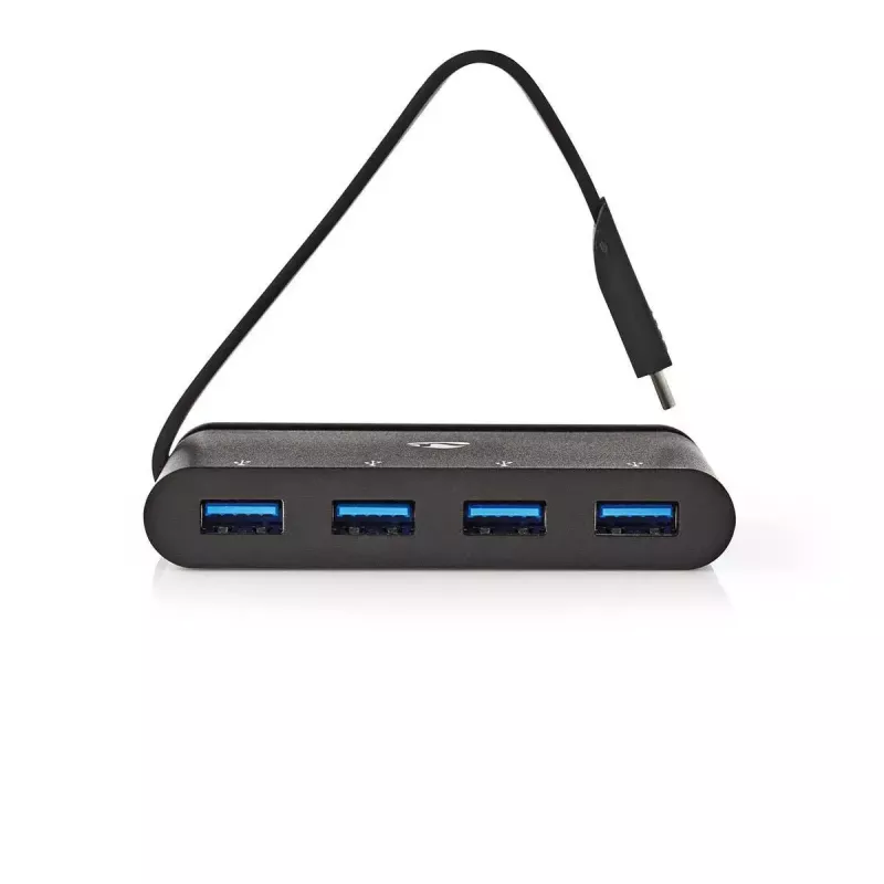 USB šakotuvas Nedis TCARF200BK USB 3.2 Gen 1 Type-C juodas