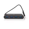USB šakotuvas Nedis TCARF200BK USB 3.2 Gen 1 Type-C juodas