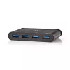 USB šakotuvas Nedis TCARF200BK USB 3.2 Gen 1 Type-C juodas