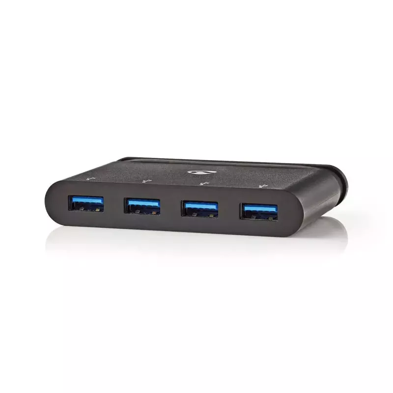 USB šakotuvas Nedis TCARF200BK USB 3.2 Gen 1 Type-C juodas