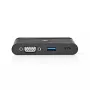 Nedis TCARF220BK nešiojamojo kompiuterio dokas USB 3.2 Gen 1 Type-C juodas