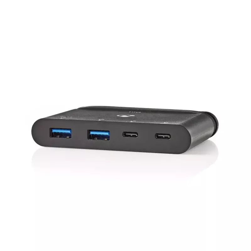 Nedis TCARF250BK USB 3.2 Gen 1 Type-C šakotuvas, juodas