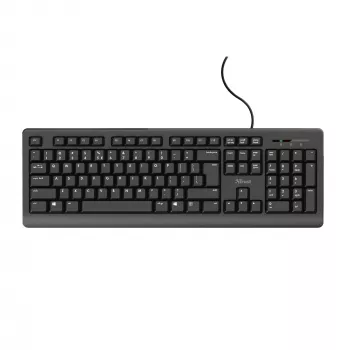 Trust TK-150 klaviatūra Office USB QWERTZ vokiečių juoda