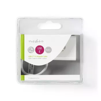 USB grafikos adapteris Nedis CCGB64651WT02 3840 x 2160 pikselių Balta