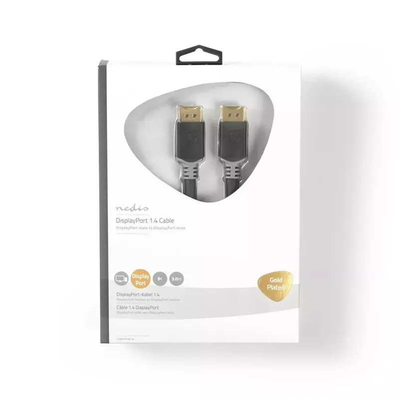 DisplayPort kabelis Nedis CCBW37014AT30 3 m DisplayPort į DisplayPort