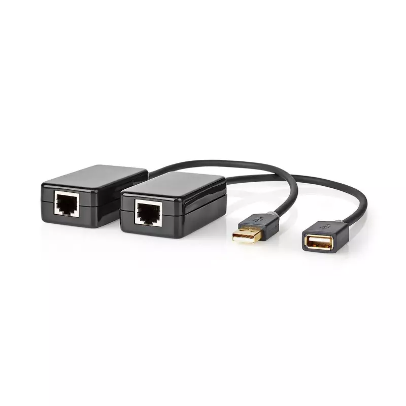 Nedis USB 2.0 aktyvusis ilginimo kabelis A vyriška - A moteriška 50,0 m juodas