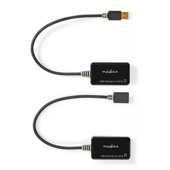 Nedis USB 2.0 aktyvusis ilginimo kabelis A vyriška - A moteriška 50,0 m juodas