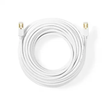 Nedis CCBW85210WT100 tinklo kabelis baltas 10 m Cat6 F/UTP
