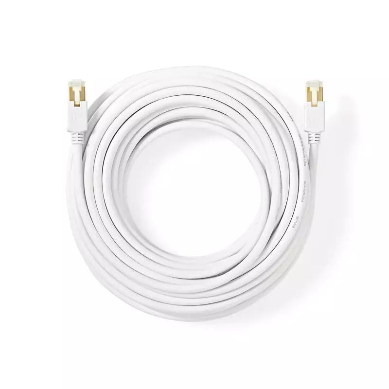 Nedis CCBW85210WT100 tinklo kabelis baltas 10 m Cat6 F/UTP