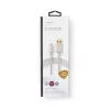 Mobiliojo telefono laidas Nedis CCTB39300AL30 Aliumininis 3 m USB A Lightning