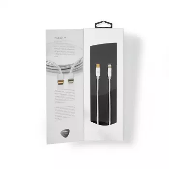 Laidas Lightning Nedis CCTB39650AL20 2m USB C aliuminis