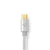 Laidas Lightning Nedis CCTB39650AL20 2m USB C aliuminis