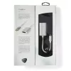 Vaizdo kabelio adapteris Nedis CCTB64480AL02 0,2 m USB tipo C – DisplayPort sidabrinis