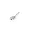 Vaizdo kabelio adapteris Nedis CCTB64480AL02 0,2 m USB tipo C – DisplayPort sidabrinis