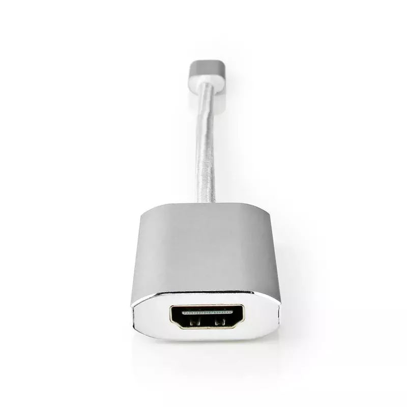 USB grafikos adapteris „Nedis“ CCTB64680AL02 USB 3.2 Type-C, sidabrinis