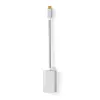 USB grafikos adapteris „Nedis“ CCTB64680AL02 USB 3.2 Type-C, sidabrinis