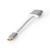 USB grafikos adapteris „Nedis“ CCTB64680AL02 USB 3.2 Type-C, sidabrinis