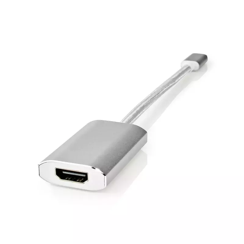 USB grafikos adapteris „Nedis“ CCTB64680AL02 USB 3.2 Type-C, sidabrinis