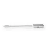 USB grafikos adapteris „Nedis“ CCTB64680AL02 USB 3.2 Type-C, sidabrinis