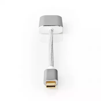 USB grafikos adapteris „Nedis“ CCTB64680AL02 USB 3.2 Type-C, sidabrinis