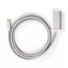 Nedis CCTB64680AL20 vaizdo kabelio adapteris 2 m HDMI Type A USB Type-C Sidabrinis