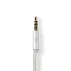 Garso kabelis Nedis CCTB65940AL10 1 m USB-C į 3,5 mm aliuminio