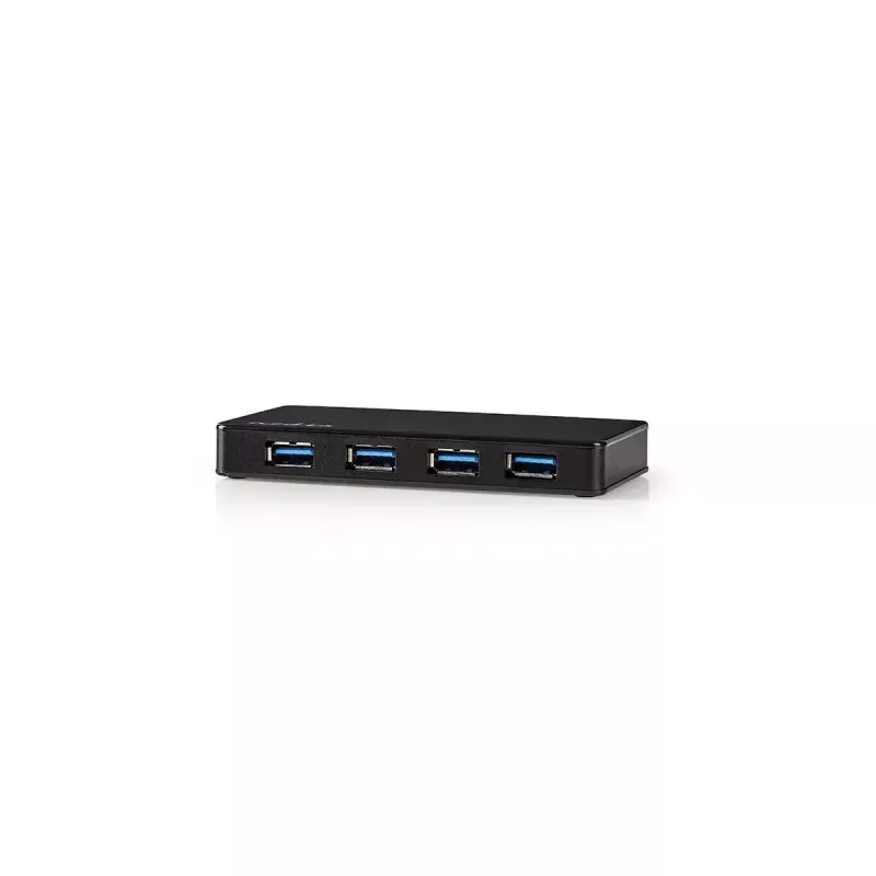 USB šakotuvas Nedis UHUBU3420BK USB 3.2 Gen 1 Micro-B juodas