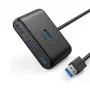 Ugreen 20290 sąsajos šakotuvas USB 3.2 Gen 1 (3.1 Gen 1) Type-A 5000 Mbit/s juoda