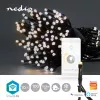 Dekoratyvinė šviesos grandinė Nedis WIFILX02W100 — 100 LED, 3,21 W, 10 m laidas, IP65, balta