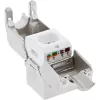 InLine RJ45 Keystone Jack Snap-In modulis Cat.6a, plonas dizainas
