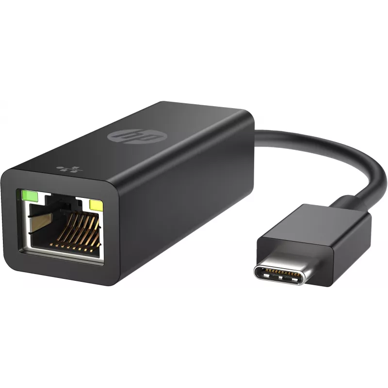 HP USB-C į RJ45 adapteris G2, laidinis, USB Type-C, juodas, Kinija, Namų, Windows 10, Windows 11