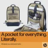 HP Travel 18 litrų 15.6 Mėlynos nakties nešiojamojo kompiuterio kuprinė, Kuprinė, 510 g