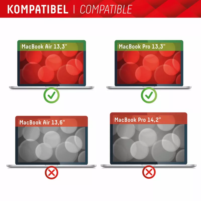 Displex PRIVACY SAFE magnetinis dvipusis privatumo filtras, skirtas MacBook Air / MacBook Pro 13,3“