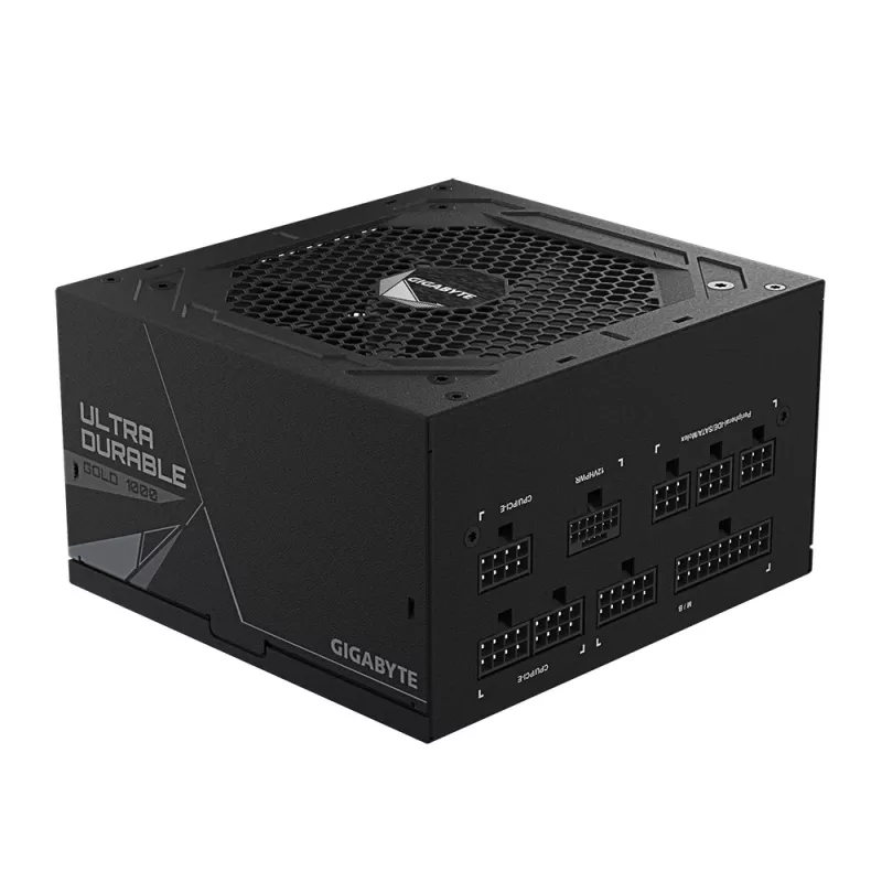 GIGABYTE UD1000GM PG5 maitinimo blokas 1000 W 20+4 kontaktų ATX ATX juodas