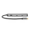Nešiojamojo kompiuterio dokas Nedis CCBW64230AT02 USB 3.2 Gen 1 Type-C 4K Ultra HD