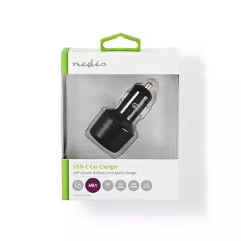 Mobiliojo įrenginio įkroviklis Nedis CCPD30W100BK išmanusis telefonas juodas greitasis įkrovimas