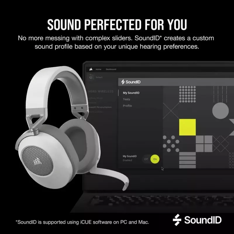 Ausinės Corsair HS65