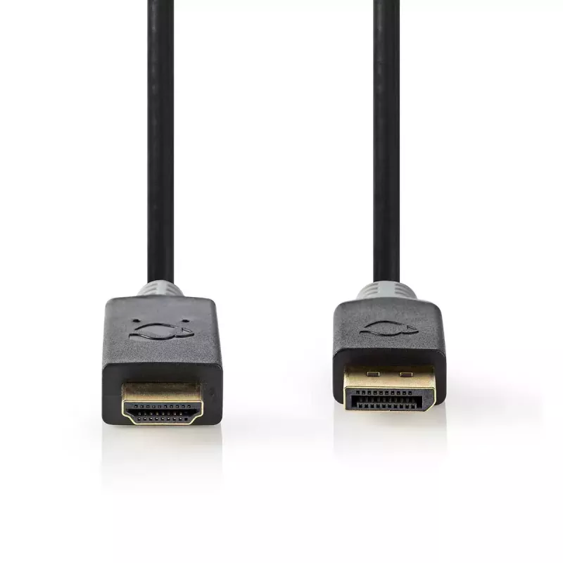 Vaizdo kabelio adapteris Nedis CCBW37100AT10 1m DisplayPort į HDMI juodas