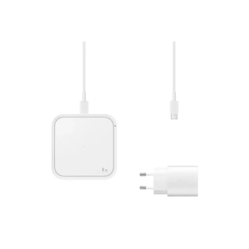 Samsung EP-P2400 išmanusis telefonas baltas USB belaidis įkrovimas greitas įkrovimas patalpoje