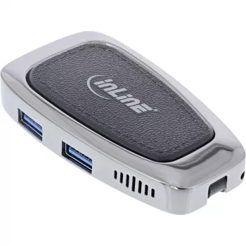 USB šakotuvas InLine USB 3.2 Gen. 2 „Multi Hub“ (2xUSB-A + 1xHDMI + 1xUSB-C)