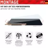 “Displex Tablet Glass (9H)” apsauginis stiklas, skirtas “Apple iPad Pro 12,9''” (3/4/5/6 kartos), su ekologišku tvirtinimo rėmeliu, nedūžtantis, itin plonas, nematomas