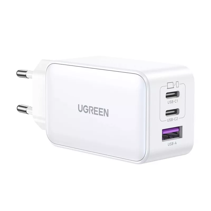 Ugreen 15339 mobiliojo įrenginio įkroviklis Universalus Balta AC Greitasis įkrovimas Vidinis