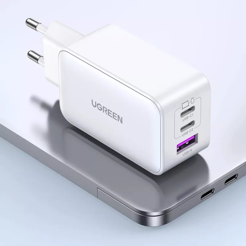 Ugreen 15339 mobiliojo įrenginio įkroviklis Universalus Balta AC Greitasis įkrovimas Vidinis