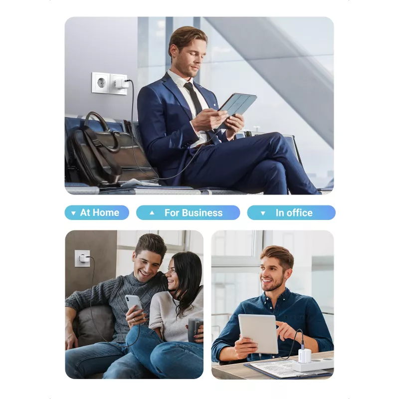 Vidinis įkroviklis Ugreen 15324 Universalus Baltas AC 1 USB Type-C prievadas
