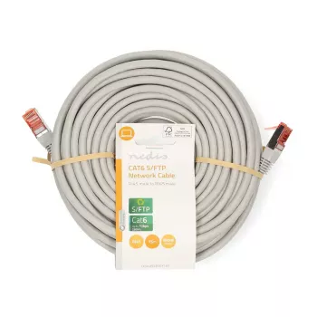 Nedis CCGL85220GY150 tinklo kabelis Pilkas 15 m Cat6 SF/UTP