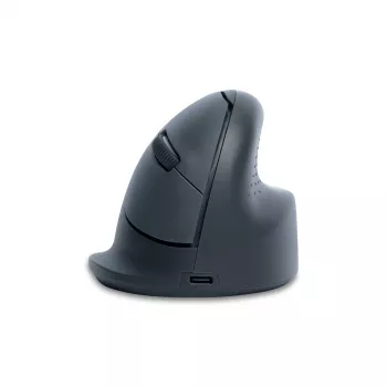 „R-Go Tools“ vertikali pelė „R-Go HE Basic“, ergonominė pelė, vidutinė (plaštakos dydis ≥ 185 mm), dešiniarankiams, „Bluetooth“, pilka