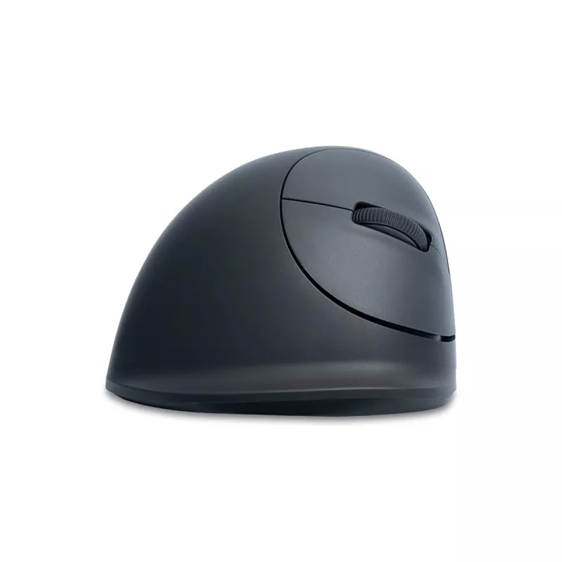 „R-Go Tools“ vertikali pelė „R-Go HE Basic“, ergonominė pelė, vidutinė (plaštakos dydis ≥ 185 mm), dešiniarankiams, „Bluetooth“, pilka