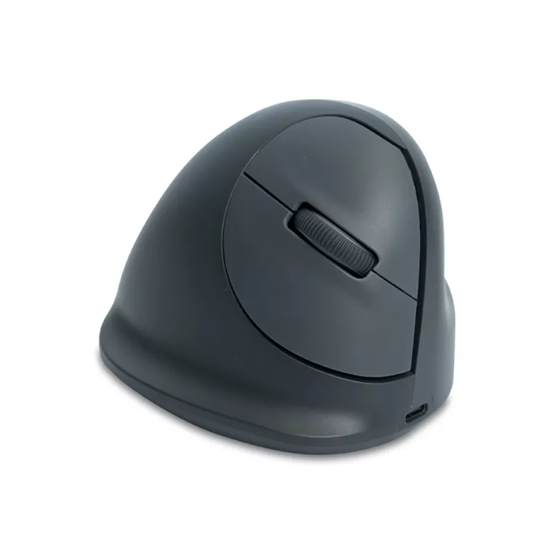 „R-Go Tools“ vertikali pelė „R-Go HE Basic“, ergonominė pelė, vidutinė (plaštakos dydis ≥ 185 mm), dešiniarankiams, „Bluetooth“, pilka
