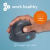 „R-Go Tools“ vertikali pelė „R-Go HE Basic“, ergonominė pelė, vidutinė (plaštakos dydis ≥ 185 mm), dešiniarankiams, „Bluetooth“, pilka