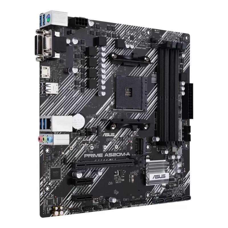 Motininė plokštė ASUS PRIME A520M-A II/CSM AMD A520 Socket AM4 micro ATX